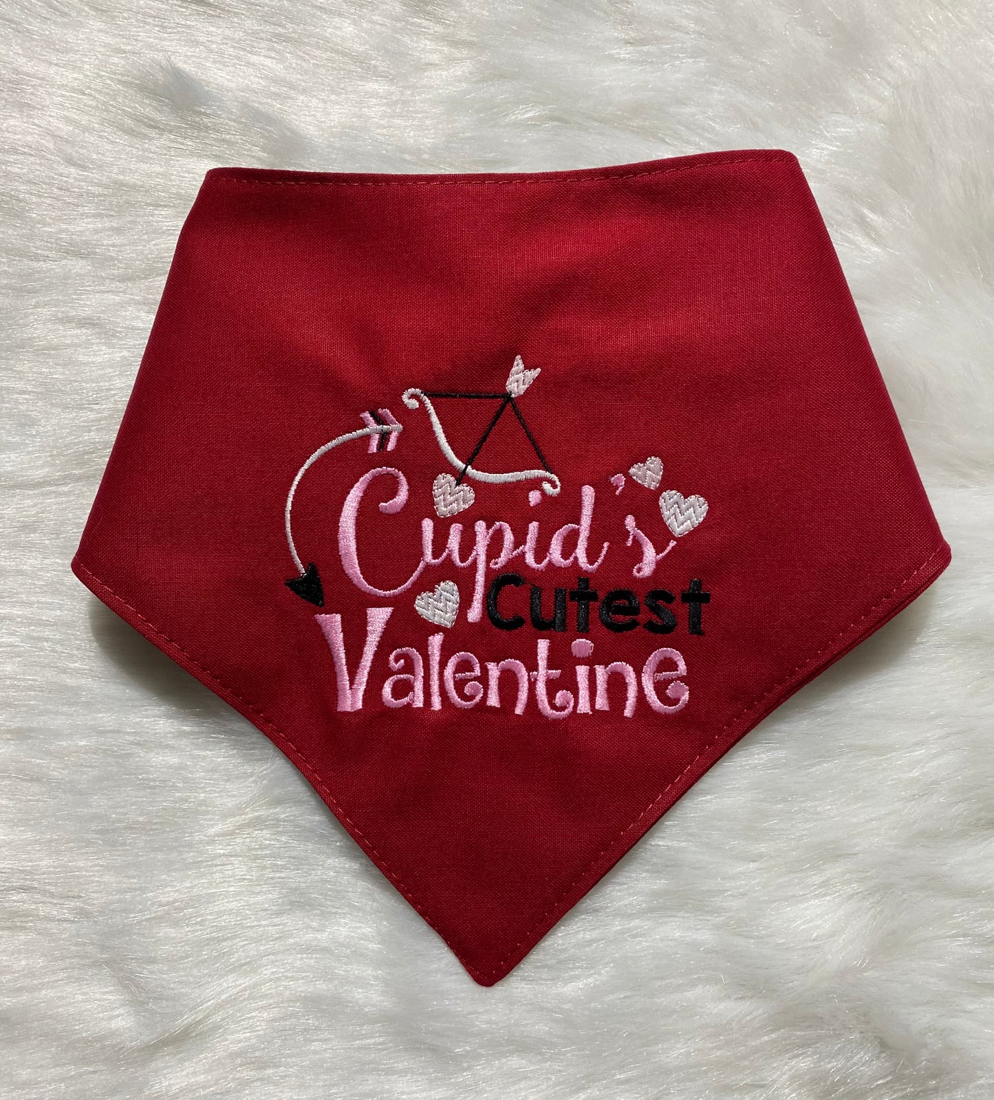 Cupid's Cutest Valentine Dog Bandana