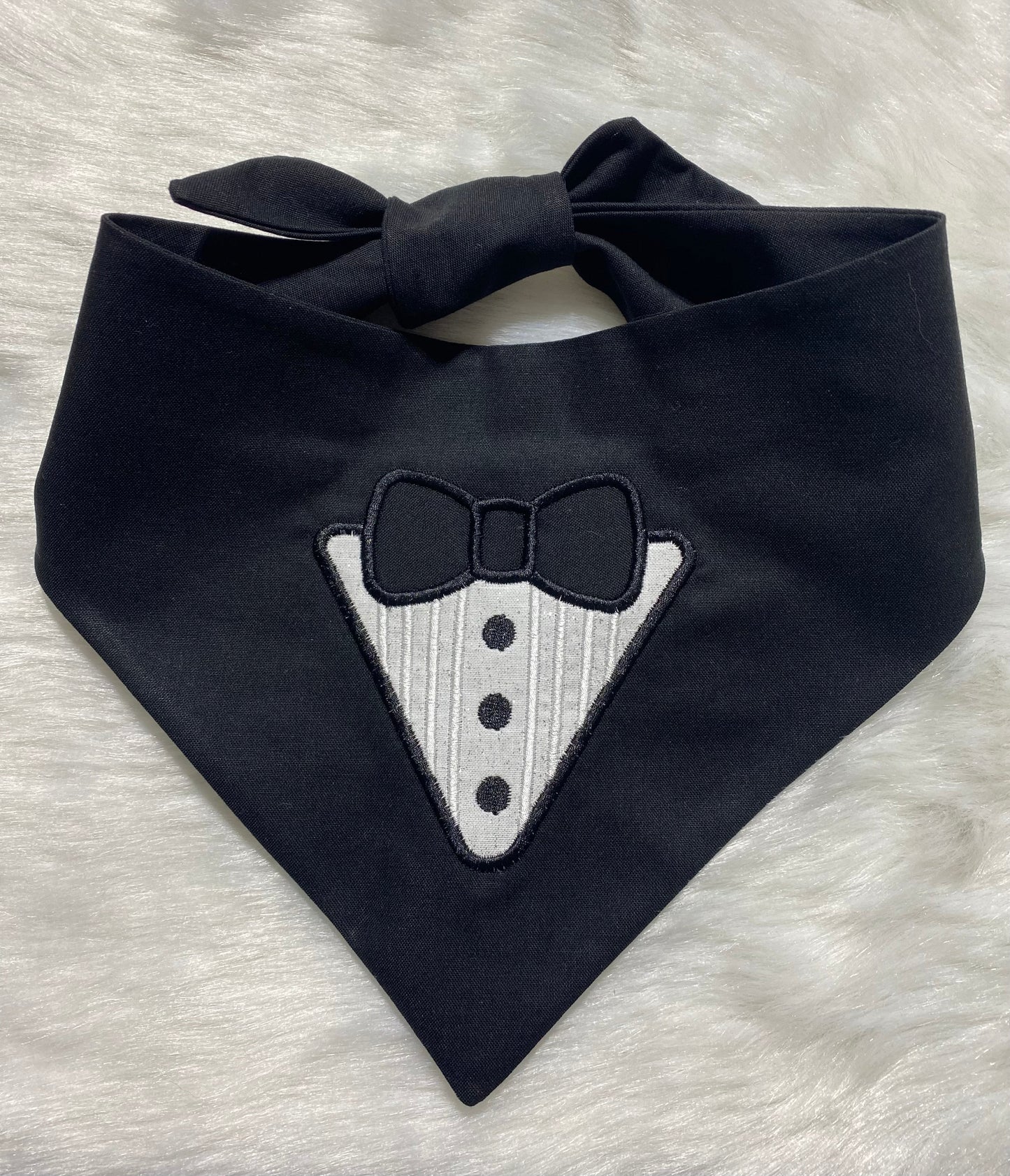 Tuxedo Dog Bandana