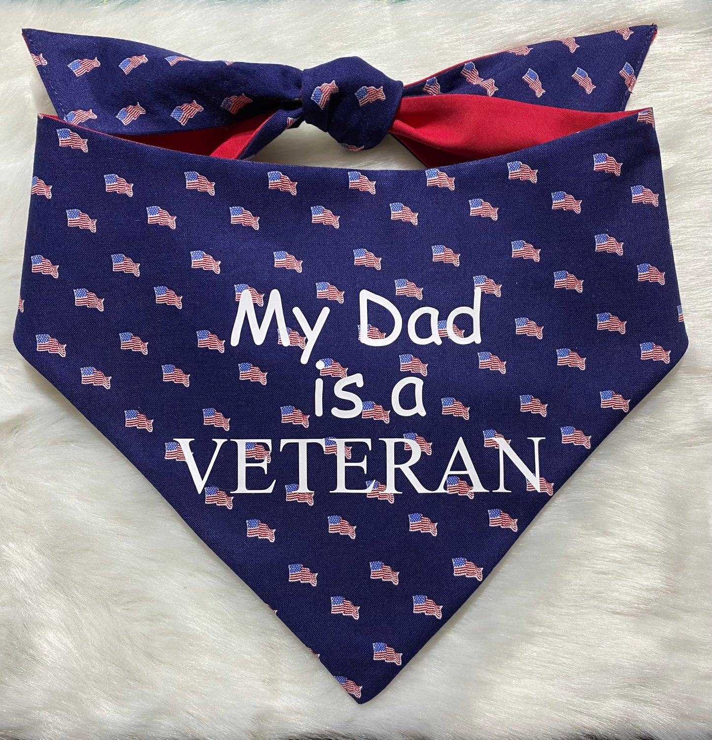 My Mom/Dad is a Veteran Dog Bandana